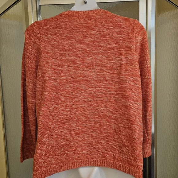 Croft & Barrow 1X Pink Knit Sweater - Picture 3 of 5